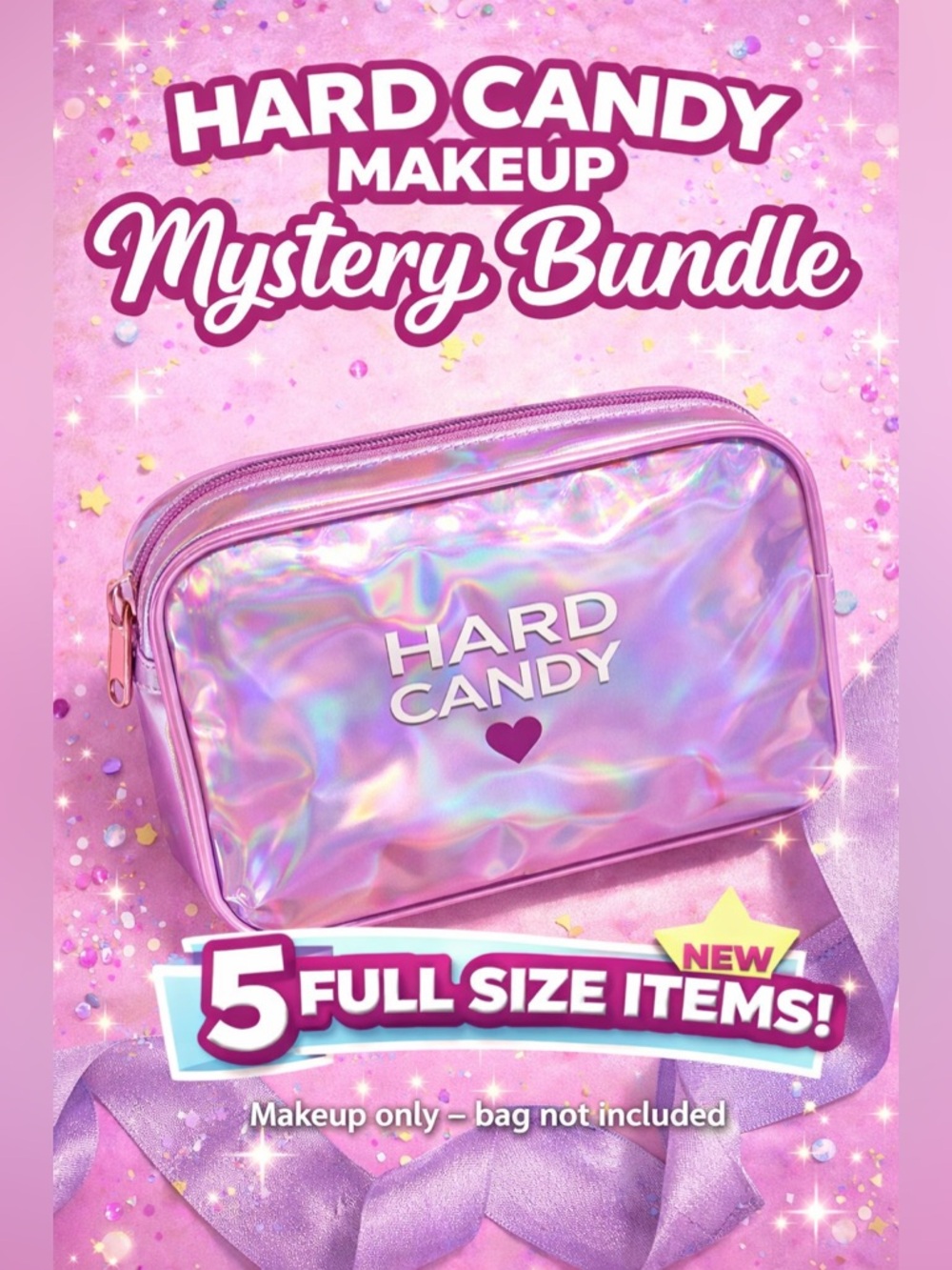 Hard Candy Makeup Bundle 5 Items New Mystery Set Lip Eye‎ Nail Mix